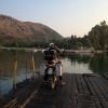 Motorrad Tour konispol-bundrit-wooden-ferry-- photo